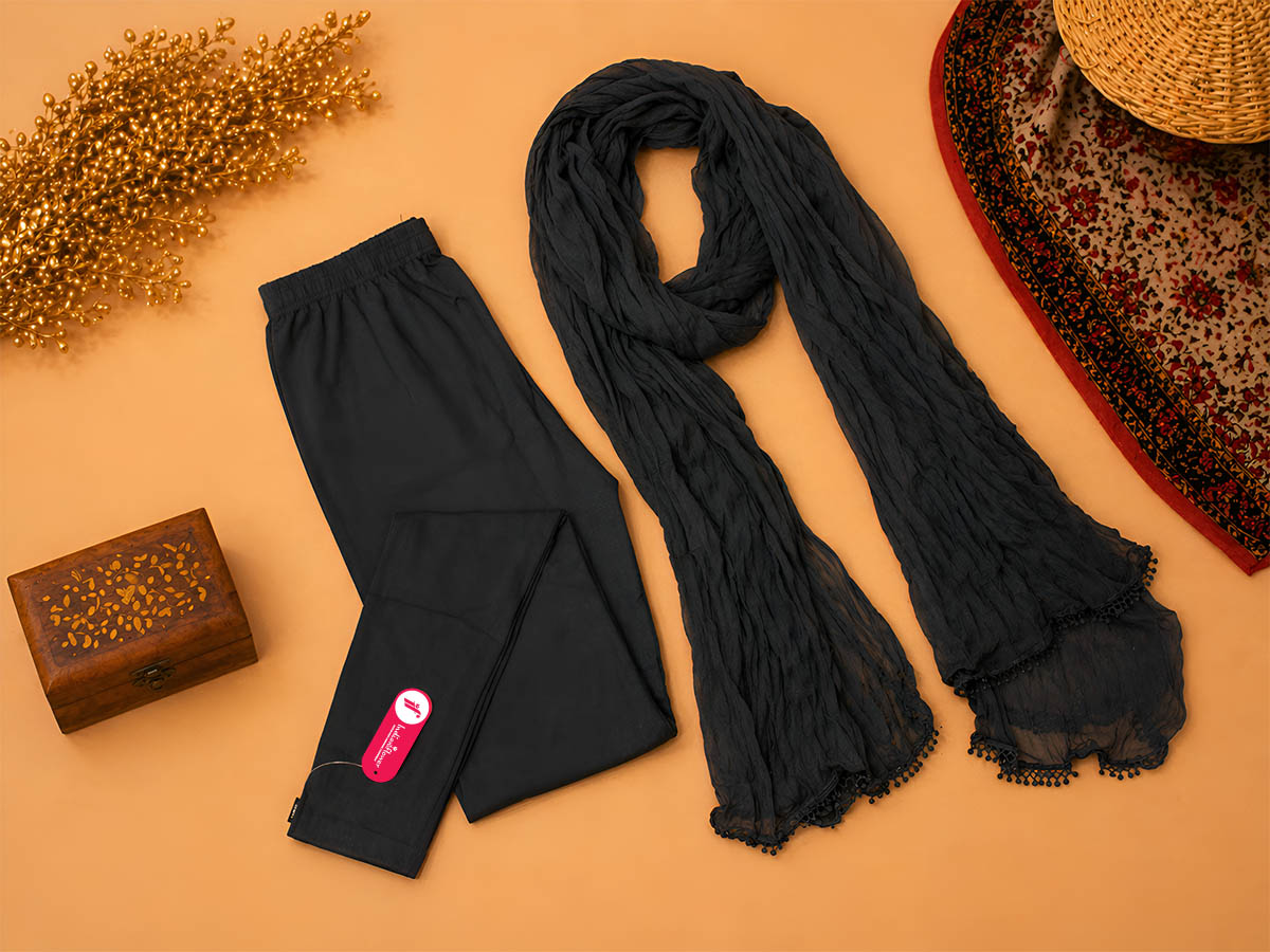S Grey Ankle Leggings with Shawl Combo